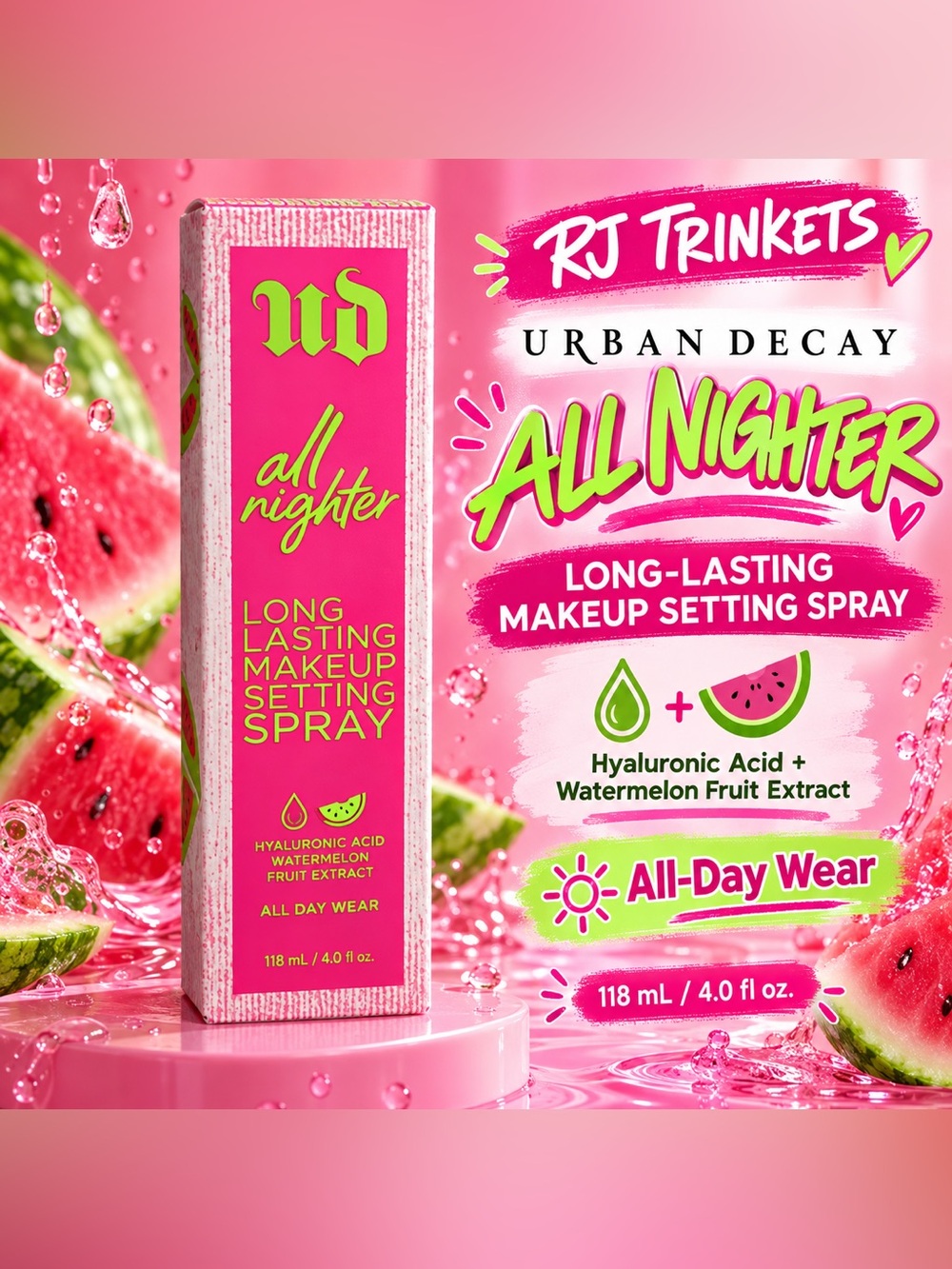 Urban Decay All Nighter Setting Spray - watermelon